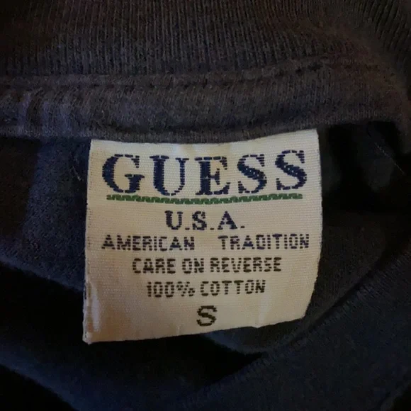 90s Vintage Guess Jeans Shirt S - Picture 3 of 4